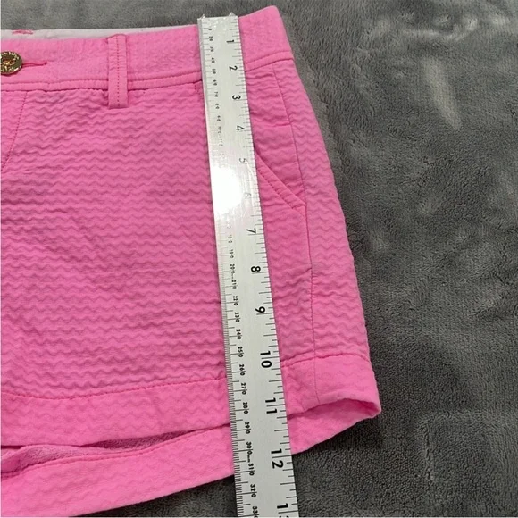Lilly Pulitzer Shorts Bundle (3) sz 0 Pink Seersucker Tropical Resort Preppy - Picture 6 of 16